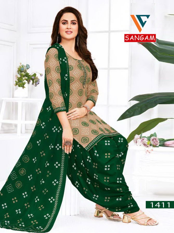 Sangam Vol 14 By Vandana Daily Wear Cotton Dress Material Wholesale Price In Surat
 